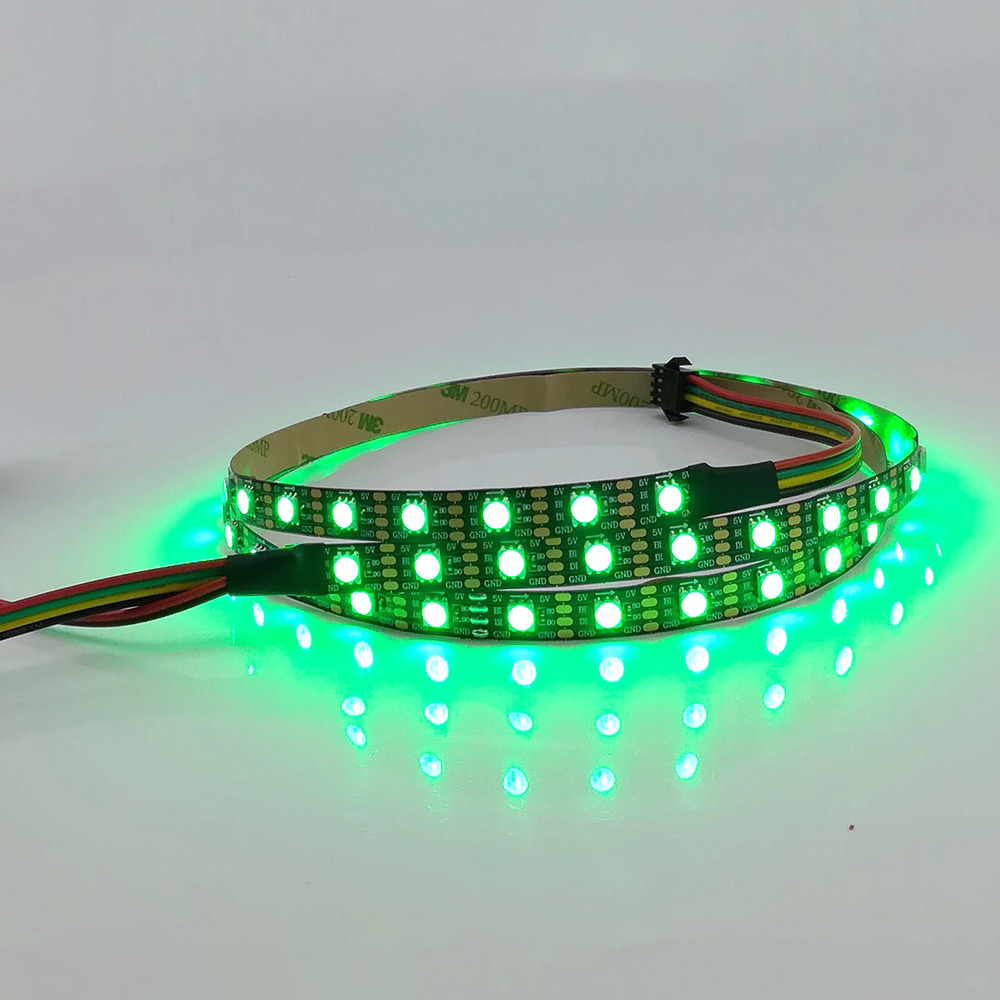 DC5V CS2803 (Upgraded WS2812B) 5050SMD RGB, Breakpoint-continue, 300 LEDs Individually Addressable Digital Strip Lights, Waterproof Dream Color Programmable Flexible LED Ribbon Light, 5m/16.4ft per Roll DC5V CS2803 (Upgraded WS2812B) 5050SMD RGB, Breakpoint-continue, 300 LEDs Individually Addressable Digital Strip Lights, Waterproof Dream Color Programmable Flexible LED Ribbon Light, 5m/16.4ft per Roll